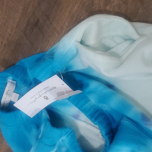 NWT SPIRITUAL GANGSTER LAGUNA TIE DYE RETRO BOYFRIEND FIT SWEATPANTS - Picture 6 of 9